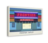 IYQTAGGH The Frontier Nightclub Canvas Poster Bedroom Decor Landscape Office Room Decor Gift 08x12inch(20x30cm)
