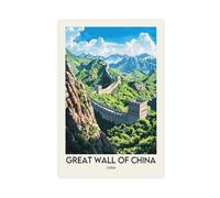 IYQTAGGH The Great Wall of China Poster Canvas Poster Wall Art Decor Print Picture Paintings for Living Room Bedroom Decoration 12x18inch(30x45cm)