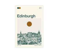 IYQTAGGH Travel Edinburgh Scotland Canvas Poster Bedroom Decor Landscape Office Room Decor Gift 24x36inch(60x90cm)