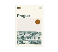 IYQTAGGH Travel Prague Czech Republic Canvas Poster Bedroom Decor Landscape Office Room Decor Gift 16x24inch(40x60cm)