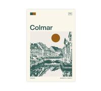 IYQTAGGH Travel to Colmar, France Canvas Poster Wall Art Decor Print Picture Paintings for Living Room Bedroom Decoration 08x12inch(20x30cm)