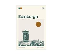 IYQTAGGH Travel to Edinburgh, Scotland Art Canvas Poster Bedroom Decor Landscape Office Room Decor Gift 16x24inch(40x60cm)