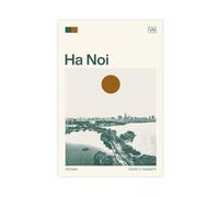 IYQTAGGH Travel to Hanoi, Vietnam Canvas Poster Wall Art Decor Print Picture Paintings for Living Room Bedroom Decoration 08x12inch(20x30cm)