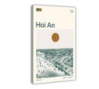 IYQTAGGH Travel to Hoi An, Vietnam Canvas Poster Wall Art Decor Print Picture Paintings for Living Room Bedroom Decoration 24x36inch(60x90cm)