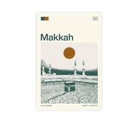 IYQTAGGH Travel to Mecca, Saudi Arabia Canvas Poster Wall Art Decor Print Picture Paintings for Living Room Bedroom Decoration 12x18inch(30x45cm)