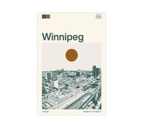 IYQTAGGH Travel to Winnipeg, Canada Canvas Poster Bedroom Decor Landscape Office Room Decor Gift 20x30inch(50x75cm)