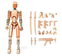 IYSHOUGONG Titan 13 Action Figure, Dummy Robot 13 Action Figures Set, 3D Printed Multi-Jointed Movable T13 Lucky 13 Dummy Mobile Robot, Nova 13 Action Figures Desktop Decorations for Game Lovers Toy