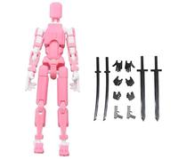 IYSHOUGONG Titan 13 Action Figure, Dummy Robot 13 Action Figures Set, 3D Printed Multi-Jointed Movable T13 Lucky 13 Dummy Mobile Robot, Nova 13 Action Figures Desktop Decorations for Game Lovers Toy