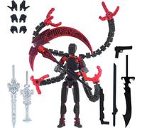 IYSHOUGONG Titan 13 Action Figure Dummy Robot 13 Action Figures Set 3D Printed Multi-Jointed Movable T13 Lucky 13 Dummy Mobile Robot Nova 13 Action Figures Desktop Decorations for Game Lovers Toy