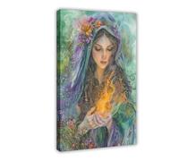IYTAFGYT Brigid, Brigit, Irish-Celtic Mythology Goddess Canvas Poster Wall Art Print Picture Paintings 20x30inch(50x75cm)