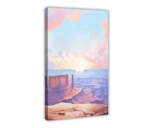 IYTAFGYT Canyonlands National Park Watercolor Print Canvas Poster Wall Art Print Picture Paintings 16x24inch(40x60cm)