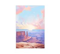 IYTAFGYT Canyonlands National Park Watercolor Print Canvas Poster Wall Art Print Picture Paintings 24x36inch(60x90cm)