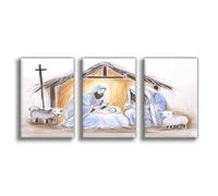 IYTAFGYT Christmas Nativity Birth of Jesus Canvas Poster Wall Art Print Picture Paintings 20x30inch(50x75cm)
