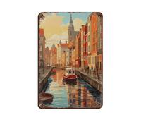 IYTAFGYT Copenhagen Wall Art Retro Poster Metal Tin Sign Chic Art Retro Iron Painting Bar People Cave Cafe Family Garage Poster Wall Decoration 8x12inch(20x30cm)