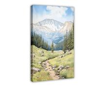 IYTAFGYT Great Basin National Park Watercolor Print Canvas Poster Wall Art Print Picture Paintings 24x36inch(60x90cm)