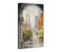 IYTAFGYT Historic & Modern Architecture, Canvas Poster Bedroom Decor Landscape Decor Gift 20x30inch(50x75cm)