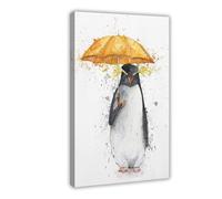 IYTAFGYT Jeff The Grumpy Penguin Canvas Poster Wall Art Print Picture Paintings 20x30inch(50x75cm)