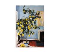 IYTAFGYT Lemon Tree Print Canvas Poster Bedroom Decor Landscape Decor Gift 08x12inch(20x30cm)