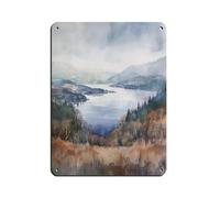 IYTAFGYT Loch Lomond Scotland Art Tin Sign Vintage Metal Pub Club Cafe Bar Home Wall Art Decoration Poster Retro 12x16inch(30x40cm)