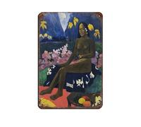 IYTAFGYT Paul Gauguin The Seed of The Retro Poster Metal Tin Sign Chic Art Retro Iron Painting Bar People Cave Cafe Family Garage Poster Wall Decoration 8x12inch(20x30cm)