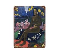 IYTAFGYT Paul Gauguin The Seed of The Tin Sign Vintage Metal Pub Club Cafe Bar Home Wall Art Decoration Poster Retro 12x16inch(30x40cm)