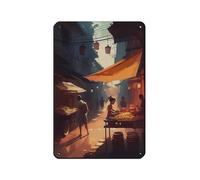 IYTAFGYT Thai Street Market Bangkok Street Food Digita Tin Sign Vintage Metal Pub Club Cafe Bar Home Wall Art Decoration Poster Retro 8x12inch(20x30cm)