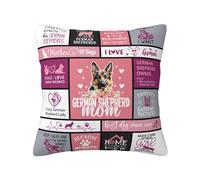 IYUBOFU German Shepherd Gifts Throw Pillow Covers 18x18 Inches