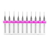 iYueMps 10pcs 0.5mm PCB Drill Bit Set Tungsten Steel Micro Twist Drill Bit for PCB 3D Printer Precision Drill Jewelry Drilling Tools (0.5mm)
