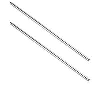 iYueMps 2 Pack 600mm 8mm linear Rod Linear Rail Shaft Optical Axis, 8mm x 600mm Case Hardened Plated steel for Linear Motion Rods Shafts Guides