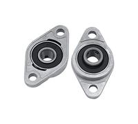 iYueMps 2pcs KFL08 8mm Bore Zinc Alloy Rhombus Flange Bearing Stand Inner Ball Mounted Pillow Block Insert Bearing 8mm for 3D Printer lead Screw