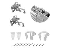 iYueMps 2set Venetian blind Brackets mounting clips Standard 25mm fixing bracket support for aluminum PVC Venetian blind