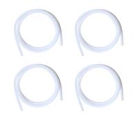 iYueMps 4pcs 1m PTFE Teflon Tube 2mm ID 4mm OD for 1.75mm Filament 3D Printer (White Teflon)