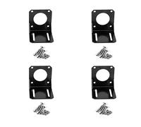 iYueMps 4pcs 57mm Stepper Motor Bracket For Nema23 Stepper Motor Mounting,Alloy Steel L-shape Fixed Seat with Screws and nuts (4 x 57mm for Nema 23)