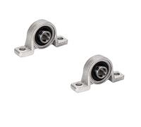 iYueMps 8mm Bore Zinc Alloy Inner Ball Mounted Pillow Block Insert Bearing 8mm for 3D Printer (2pcs, Vertical Bearing)