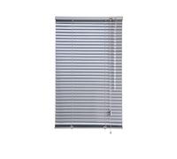 iYueMps Aluminium Venetian Blind, 95 x 130 cm, Silver Protection from Light and Sunlight, Mountable Without Holes, Assembly Kit Included for Home, Office, School