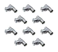 iYueMps BNC Adapter 3 Way BNC Splitter, T Type BNC Male to 2 Female Connector for Coaxial Cable, CCTV, Antenna (10pcs)