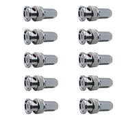 iYueMps BNC Connector Male Twist-On Connectors Cable Adapters for RG59&RG62 Coaxial Cable Adapter (10 x BNC Twist On Connector)