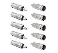 iYueMps BNC to RCA Adapter BNC Female to RCA/TV Phono Male Connector Plug Adapter - CCTV to Composite Video (10 x BNC Female to RCA Male)
