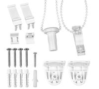 iYueMps Roller Blind Fittings,1Set Roller Blind Brackets 17mm Roller Blind Spares Replacement Repair Kit for Homes Offices