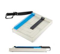 IYUESQ Heavy Duty A4 Guillotine Paper Cutter - Precision Blade Trimmer with Safety Lock for Office/Home, Cuts Up to 12 Sheets