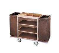 IYUESQ Housekeeping Room Service Cart Hotel Cloth Cart Hotel Room Service Cart Stainless Steel Trolley Cleaning Cleaning Cart Work Carts Clean Trolley