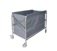 IYUESQ Housekeeping Room Service Cart Hotel Folding Linen Trolley Guest Room Linen Collection Trolley Service Trolley Cleaning Trolley Cleaning Cart Clean Trolley(C,S)
