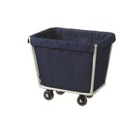 IYUESQ Housekeeping Room Service Cart Stainless Steel Fabric Trolley Room Service Cart Cleaning Work Cart Mute Guest Room Linen Cart Cleaning Cart Clean Trolley(A)
