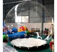IYUESQ Inflatable Bubble Tent, Clear Luxurious, Inflatable Dome Bubble House, Transparent Large Outdoor Tents, for Camping Backyard Large Family Tents,4M/13FT