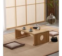 IYUESQ Japanese Floor Table Wooden Modern Tatami Coffee Table Low Japanese Tea Table Japanese Coffee Table Low Table for Sitting on The Floor for Living Room Tea Tatami Office Tatami.