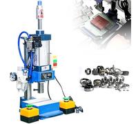 IYUESQ Pneumatic Punch Machine - High Pressure Punch Press for Sheet Metal Hole Punching with Double Button Design