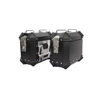 IYUESQ Universal Motorcycle Side Case Motorcycle Side Cases 18L Universal Aluminum Waterproof Hard Saddlebag with Safety Lock Long-Lasting Storage for Travel Jaunt