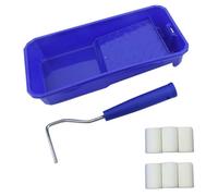IYUXIHQ MINI FOAM PAINT ROLLER, 2 INCH SMALL FOAM PAINT ROLLER, FOAM PAINT ROLLER SET, 2 INCH ROLLER COVER*6, 2 INCH ROLLER FRAME*1, AND 2" PAINT TRAY*1