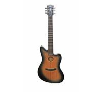 IYV 6 String IJC-300 Hollow Body Semi Acoustic Guitar, Natural, Right