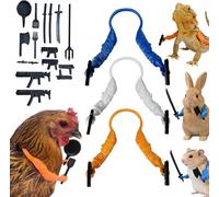 IYWISH 3PCS 3D Printed Chicken Arm to Put on Chickens, 16PCS Funny Chicken Costume Hands Neck Toy Chicken Sleeves Cosplay Halloween Costume Accessories Chickens Costumes Social Media Content Creation